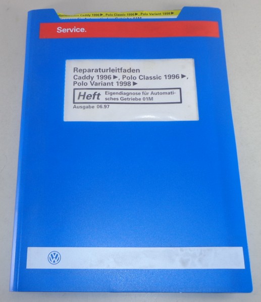 Werkstatthandbuch VW Caddy / Polo Eigendiagnose Automatisches Getriebe 01M 1997