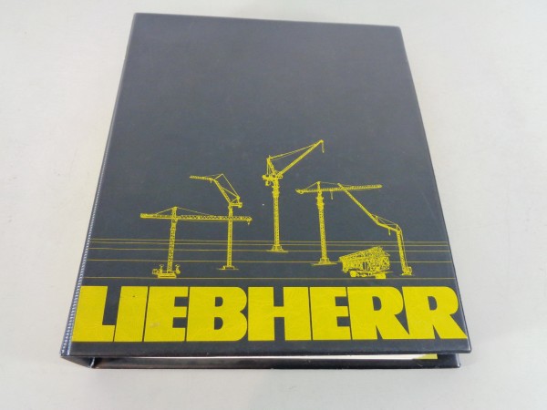 Betriebsanleitung / Handbuch Liebherr Turmdrehkran 201 HC Stand 04/1988