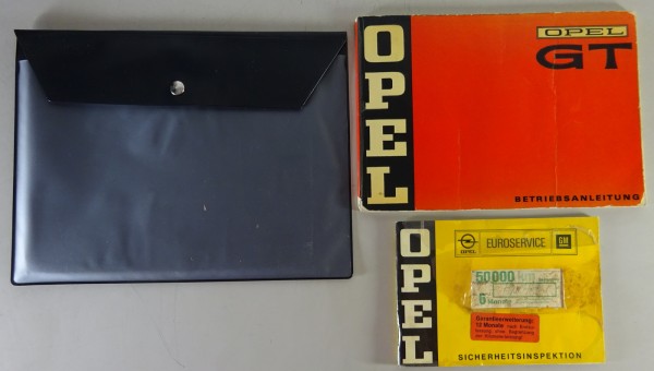 Bordmappe + Betriebsanleitung / Handbuch Opel GT 1900 Stand 04/1973