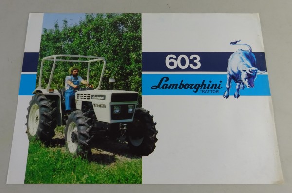 Prospektblatt / Broschüre Lamborghini Trattori R 603 / 603 DT - original