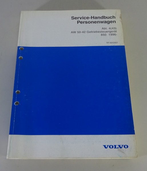 Werkstatthandbuch / Service Handbuch Volvo 850 AW 50-42 Getriebesteuergerät