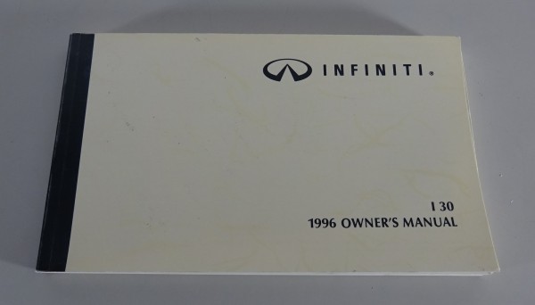 Owner´s Manual / Handbook Infiniti I30 Typ A32 from 1996