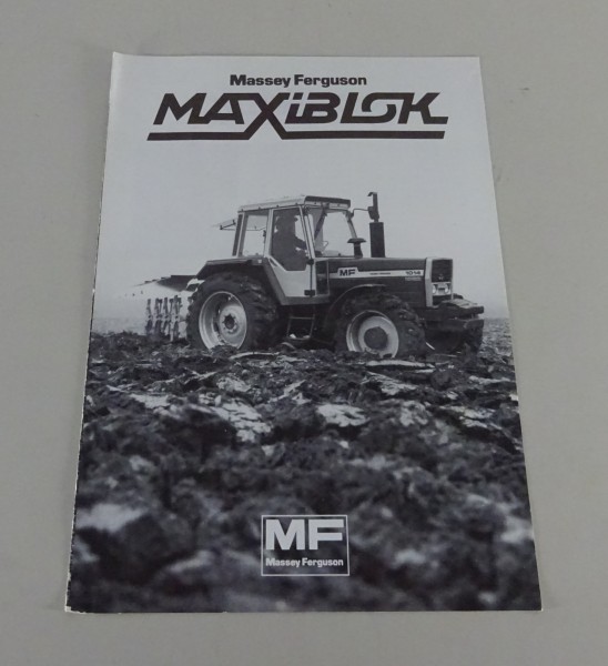 Prospekt / Broschüre Massey Ferguson MF Differentialsperre Maxiblock von 01/1983