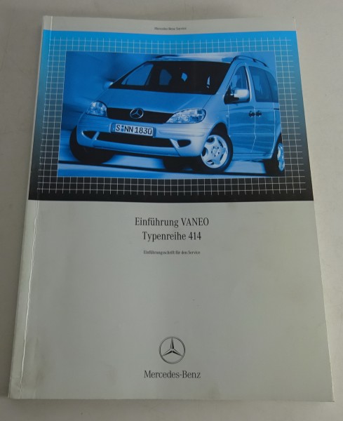Werkstatthandbuch Einführungsschrift Mercedes Benz Vaneo W414 Stand 01/2002