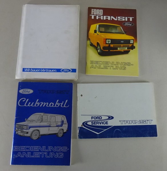 Bordmappe + Betriebsanleitung Ford Transit Clubmobil Stand 05/1979 - 10/1980