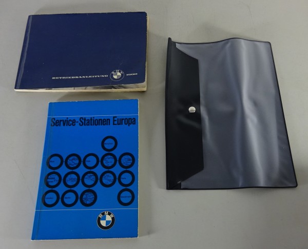 Bordmappe + Betriebsanleitung / Handbuch BMW 1500 Neue Klasse Stand 1962