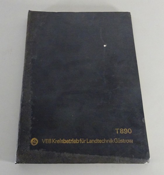 Betriebsanleitung / Handbuch KfL Kopplungswagen T890 Stand 1984