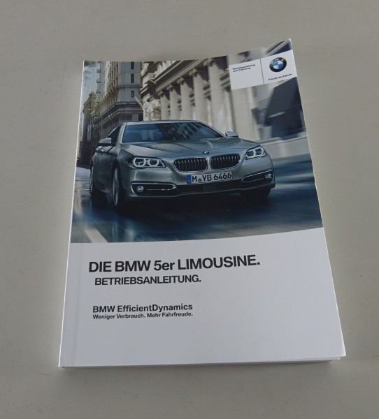 Betriebsanleitung BMW 5er Limousine G30 Stand 06/2013