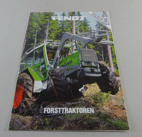 Faltprospekt Fendt Forsttraktoren Farmer 306 LSA / 308 LSA Stand 02/1987