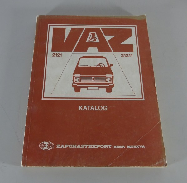 Teilekatalog Lada Niva 4x4 VAZ 2121 1600ccm / 21211 1300ccm Stand 07/1980