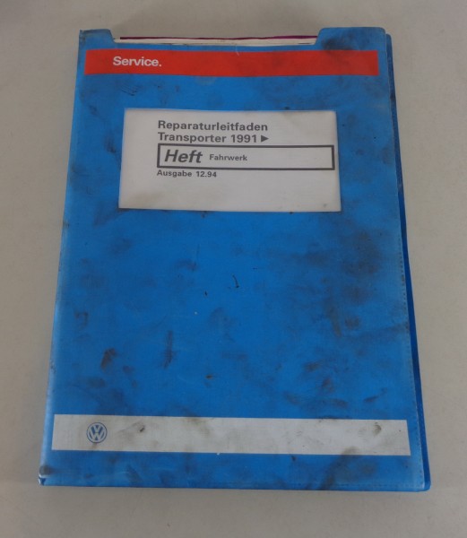 Werkstatthandbuch VW Bus / Transporter T4 ab 1991 Fahrwerk Stand 12/1994