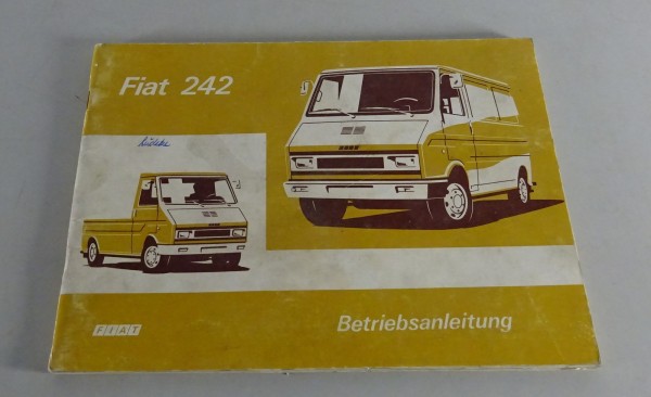 Betriebsanleitung / Handbuch Fiat 242 Stand 12/1976