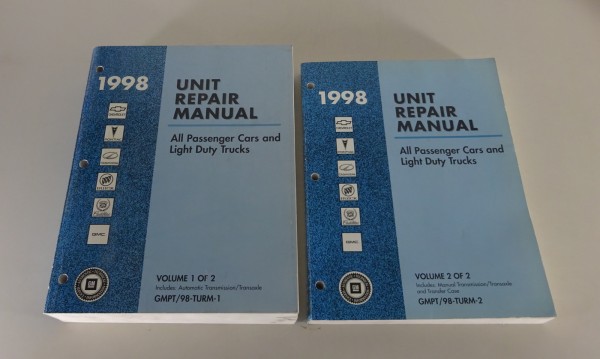 Workshop Manual GM Transmission for all Passenger Cars & Light Duty Trucks '1998