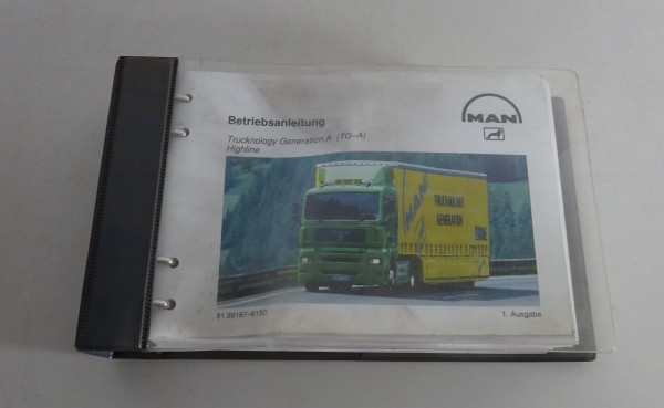 Betriebsanleitung / Handbuch MAN Trucknology TGL + TGM Stand 01/2002