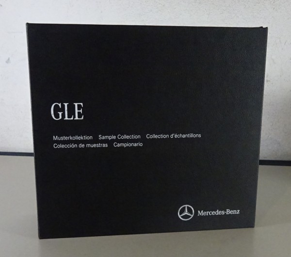 Polstermappe Musterkollektion Mercedes Benz GLS X166 & GLE W166 + AMG ab 2015