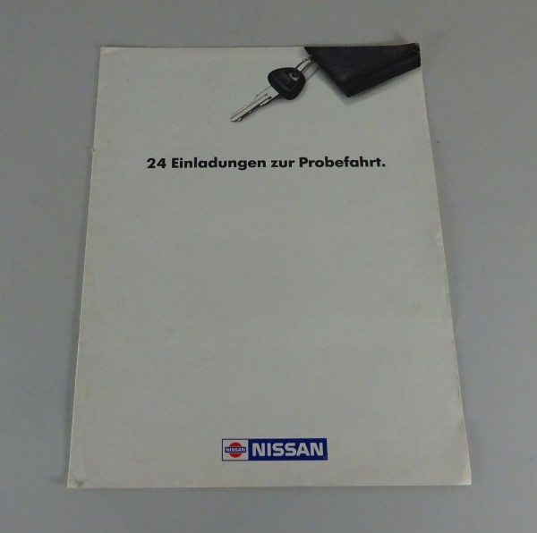 Prospekt / Broschüre Nissan-Programm Patrol / Micra / 300 ZX etc.