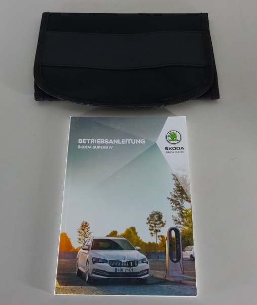 Bordmappe + Betriebsanleitung Skoda Superb iV Plug-in-Hybrid Stand 07/2020