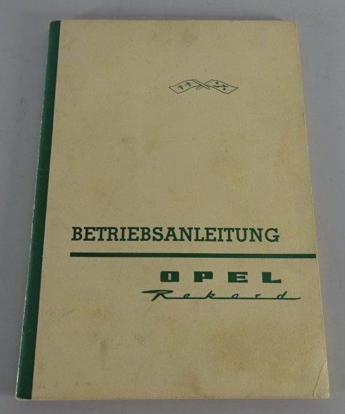 Betriebsanleitung / Handbuch Opel Rekord P2 Stand 10/1960
