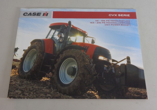 Prospekt / Broschüre Case IH Traktor CVX Serie CVX 140 - CVX 195 von 02/2007