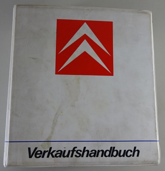 Verkaufshandbuch Citroen BX / AX / ZX / XM / Xantia / C15 / C25 Stand 1992