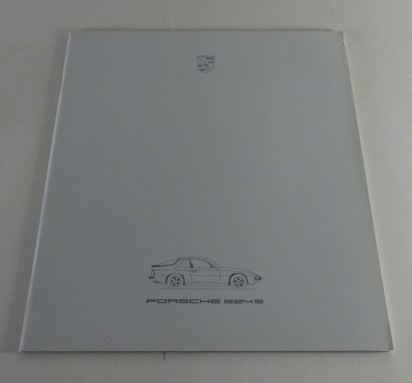 Prospekt / Broschüre Porsche 924 S Modelljahr 1985