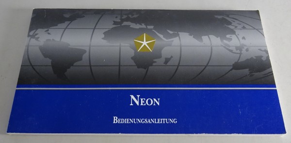 Betriebsanleitung / Handbuch Chrysler Neon Stand 08/1996