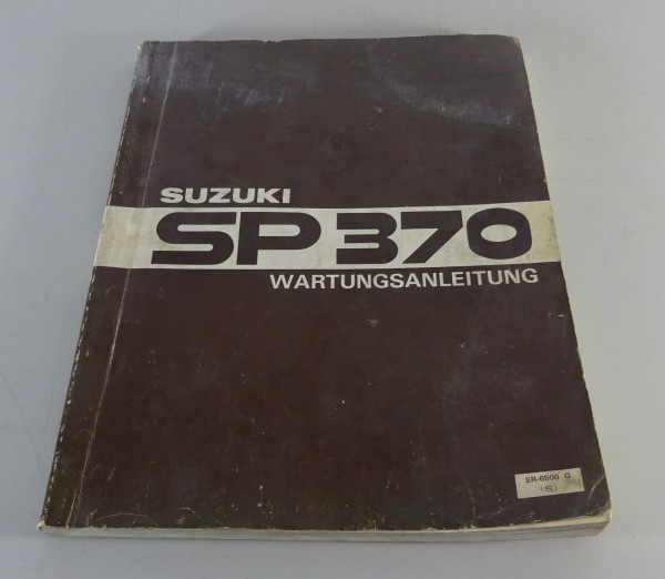 Werkstatthandbuch / Wartungsanleitung Suzuki SP 370 Stand 07/1978