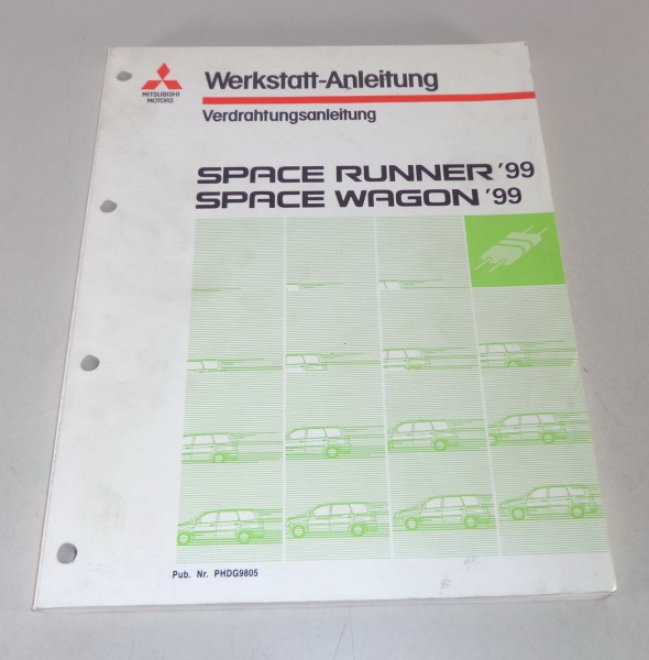 Werkstatthandbuch Mitsubishi Space Runner / Wagon Elektrik Schaltpläne von 1999