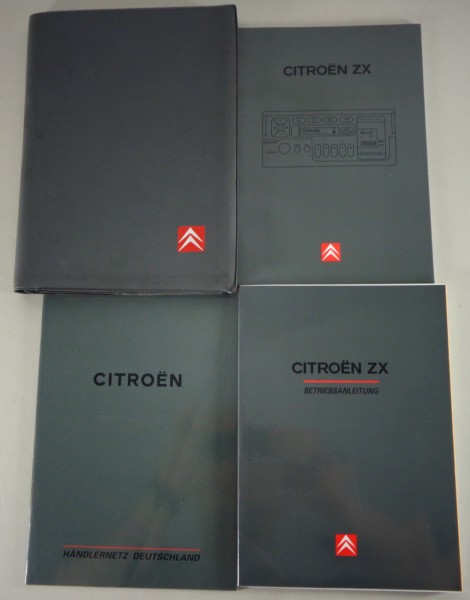 Bordmappe + Betriebsanleitung Citroen ZX Stand 04/1995