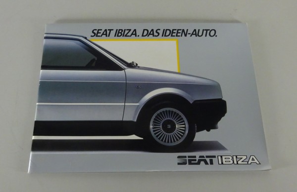 Prospekt / Broschüre Seat Ibiza I Typ 021 Stand 1984