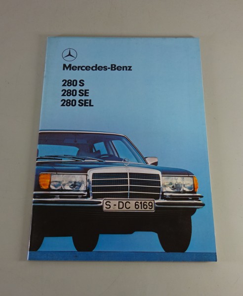 Prospekt / Faltprospekt Mercedes-Benz 280 S / SE / SEL | W116 S-Klasse v. 1/1979