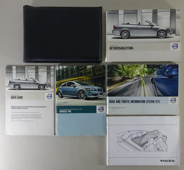 Bordmappe + Betriebsanleitung / Handbuch Volvo C70 Cabrio Typ M Stand 2007