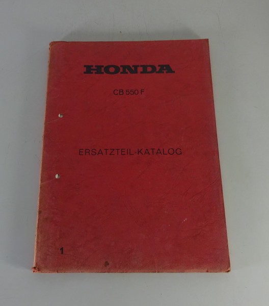 Teilekatalog / Ersatzteilkatalog Honda CB 550 F