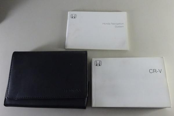 Owner's Manual + Wallet Honda CR-V 2nd Generation printed 02/2005