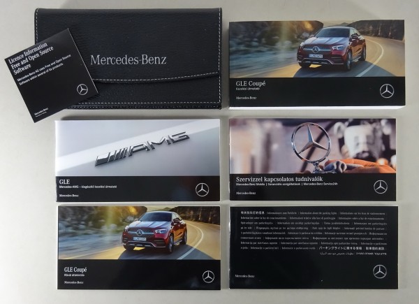 Vgrajena mapa + navodila za uporabo Mercedes Benz GLE 63 AMG / S od leta 04/2020