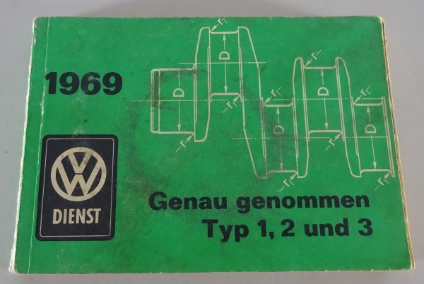 Handbuch Instandhaltung VW Käfer, Bus / Transporter T2 / Typ 3 1500 Ausgabe 1975