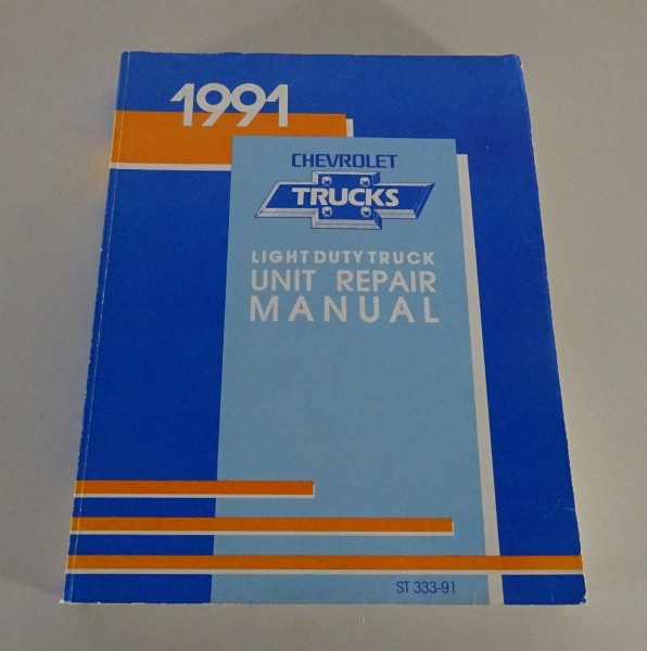 Workshop Manual Chevrolet C-/K-Series Blazer / S-10 from 1991