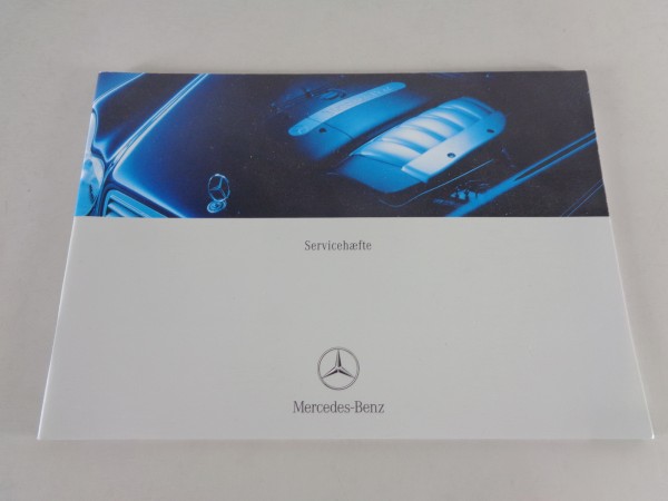 Scheckheft Mercedes Benz A-Klasse W169 auf Dänisch von 06/2004