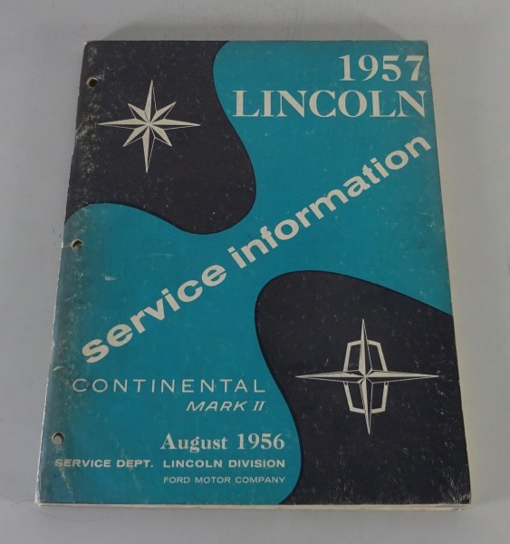 Service Manual / Service Information Lincoln Continental Mark III from 1957