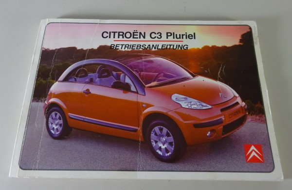 Betriebsanleitung / Handbuch Citroen C3 Pluriel Stand 02/2003