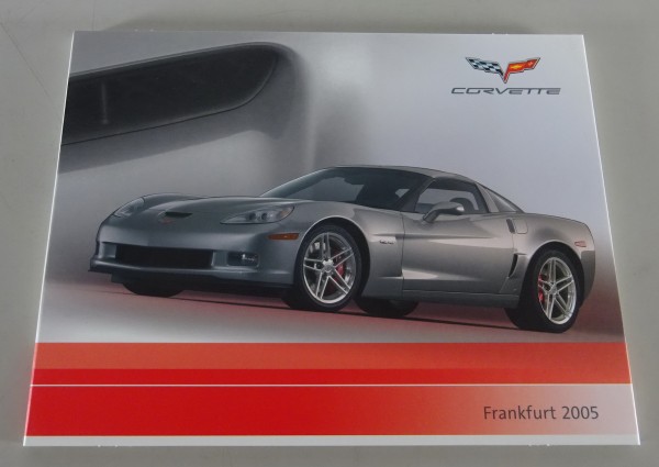 Presseinformation auf CD der IAA 2005 mit Chevrolet Corvette C6