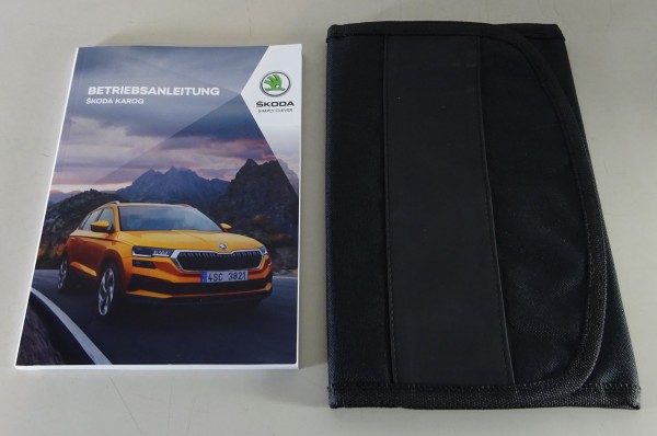 Bordmappe + Betriebsanleitung / Handbuch Skoda Karoq Stand 11/2022