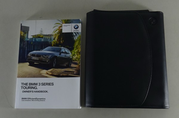 Owner's Manual + Wallet BMW 3-Series F30 Touring 318i 320i 330i 340i from 6/2015