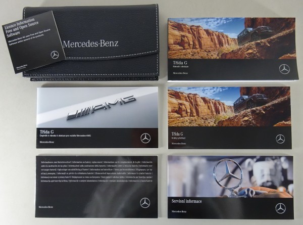 Palubní složka + návod k obsluze Mercedes Benz Trída G W 463 od roku 11/2019