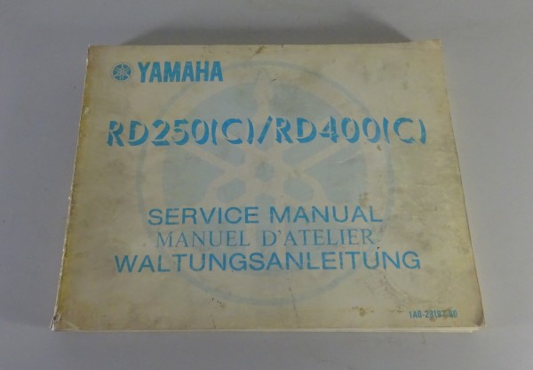 Werkstatthandbuch / Service Manual Yamaha RD 250 (C) / RD 400 (C) Stand 02/1976