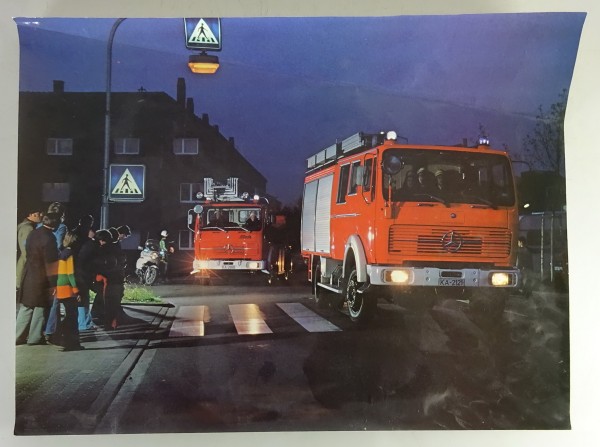 Pressefoto / Poster / Bild Mercedes-Benz LKW NG 73 Feuerwehrfahrzeug