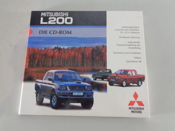 Fahrzeugvorstellung Mitsubishi L 200 K60T Geländewagen auf CD von 1997