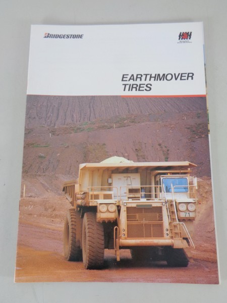 Prospekt / Broschüre Bridgestone Earthmover Tires von 12/1995