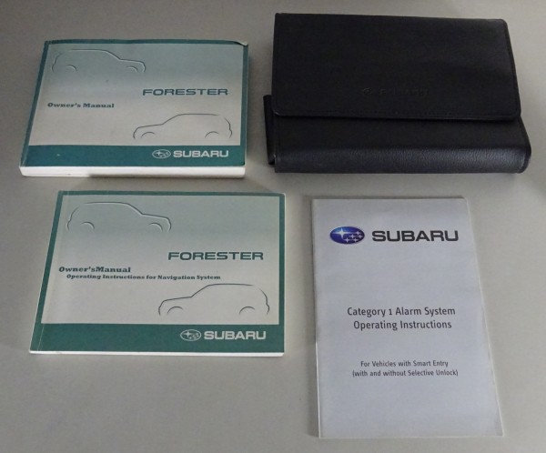 Wallet + Handbook / Owner's manual Subaru Forester Type SH from 04/2011