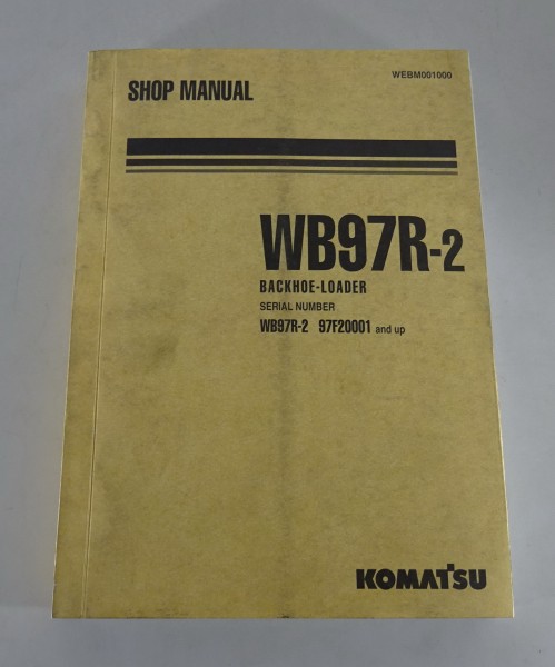 Workshop Manual / Werkstatthandbuch Komatsu Baggerlader WB97R-2 Stand 2000